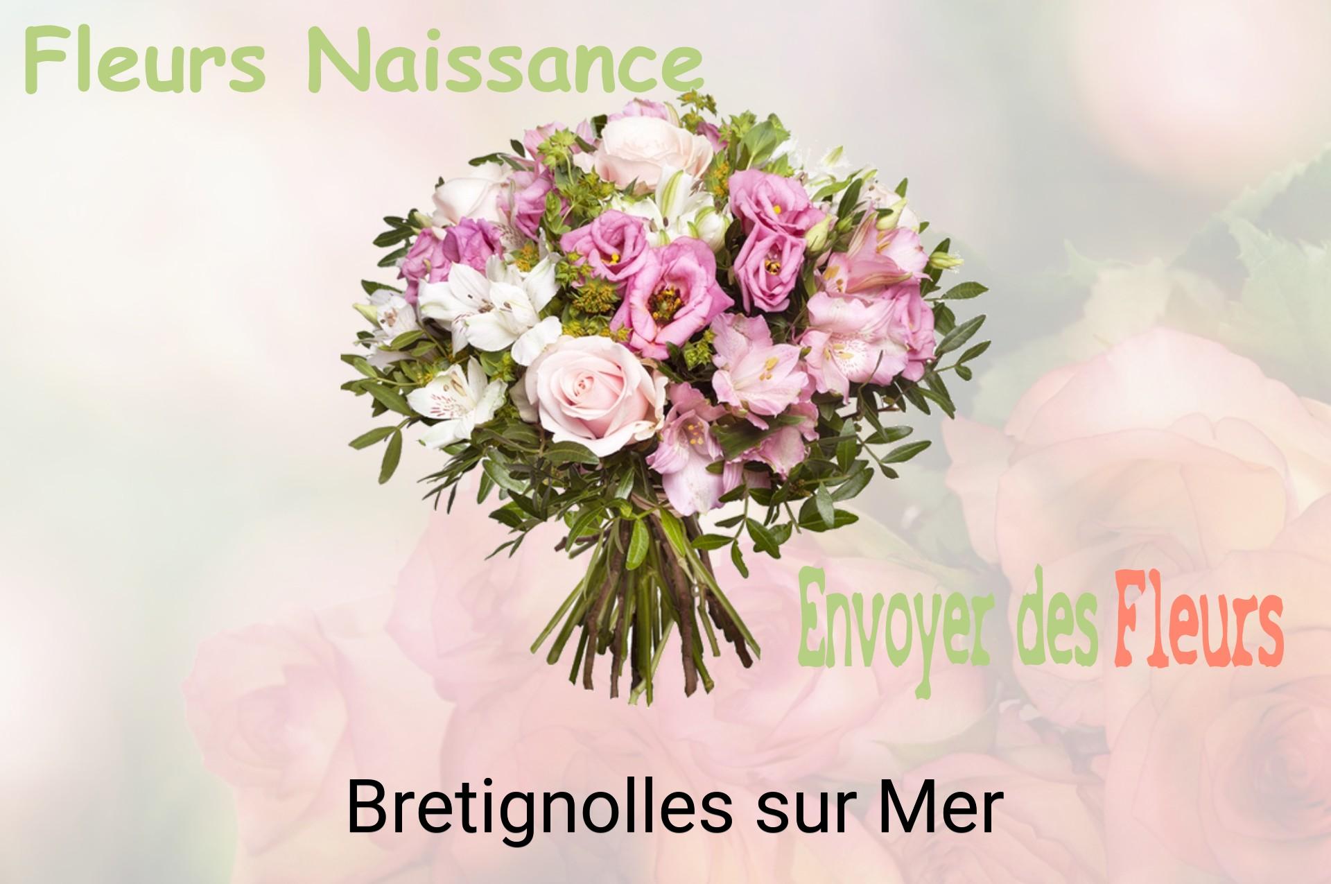 Bouquet de fleurs de naissance livré à Bretignolles-sur-Mer